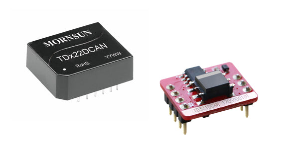 Mornsun’s New RS485 & CAN Transceivers TDx21D485x, TDx21DCANx & TDx22DCAN Series with Open Frame and DIP10 packages