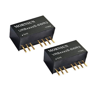 NEW Mornsun 6W SIP8 Space-saving Wide Input Voltage R3