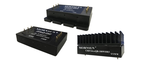 Mornsun’s URF24_QB-100WR3 9-36V Input Voltage 100W DC/DC Converter series