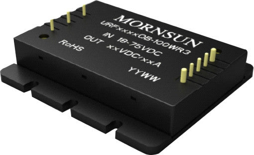NEW 100WR3 Series 18-75V Ultra-Wide Input Voltage DC/DC Converter URF48xxQB-100WR3