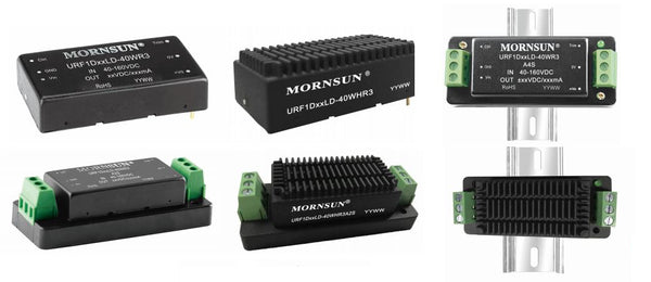 Mornsun's expanded range of Rail compatible R3 DC/DC converters up to 40W