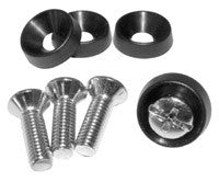 Nickel Plated Screws (10-32 x 0.63") with Plastic Washers