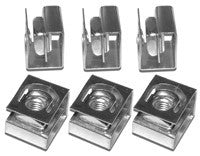 Zinc Plated Clip Nuts (10-32)