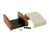 1456 CWW Series - Sloped Consoles - Aluminium / Walnut Sides